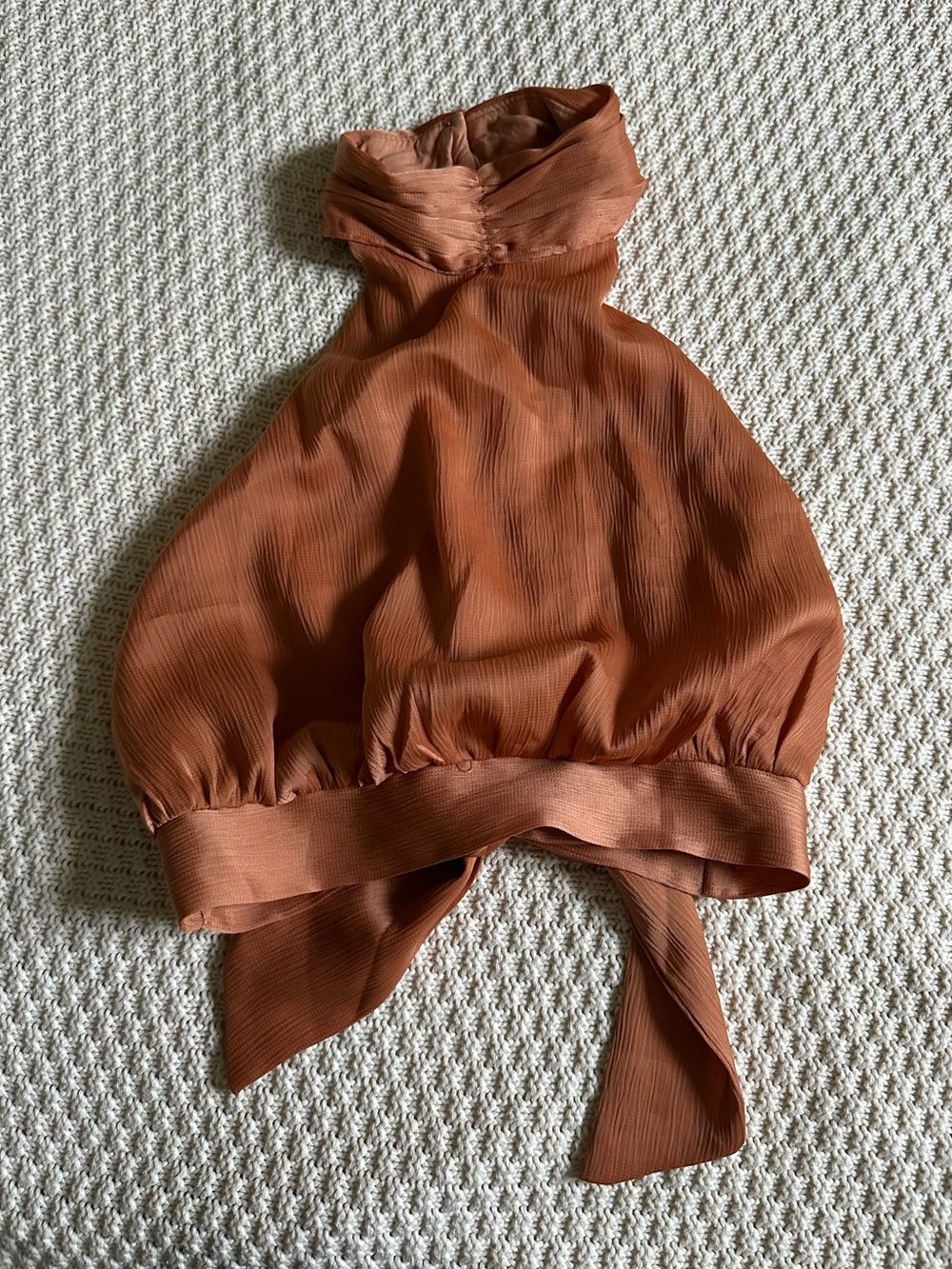 Princess Polly brown / rust-colored top